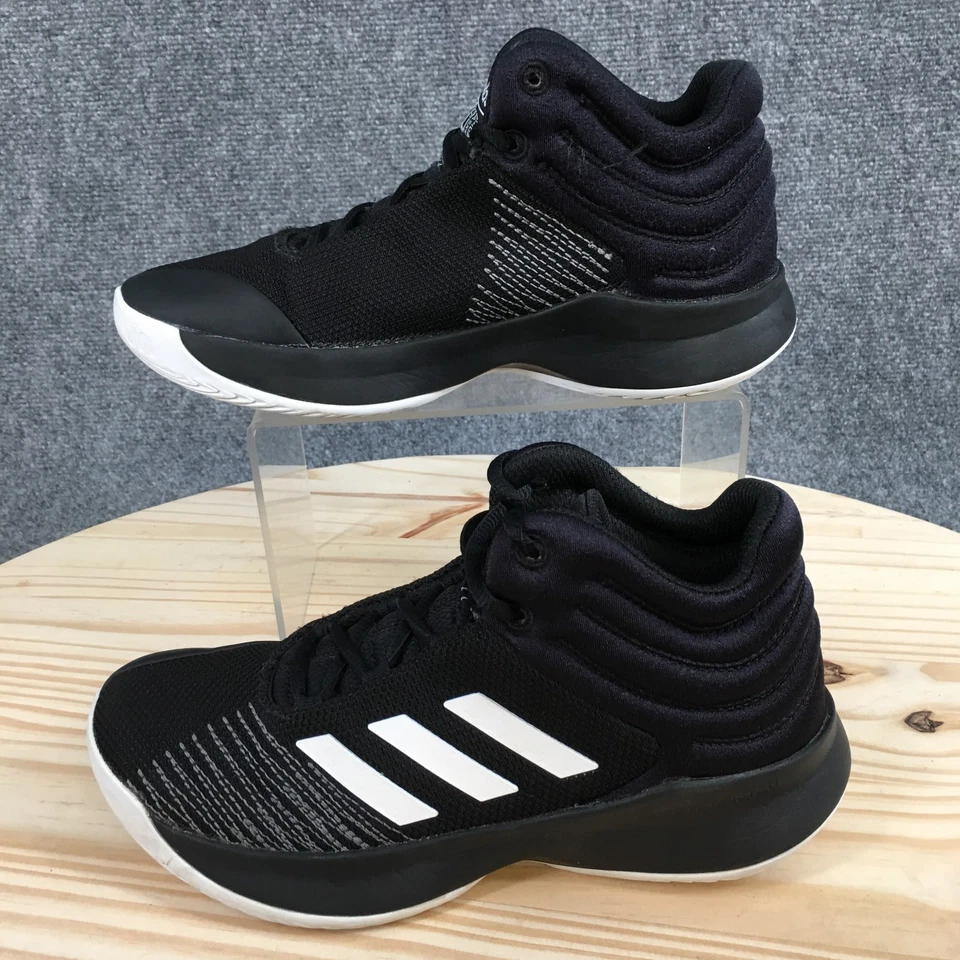 Adidas Zapatos Juveniles 3.5 Pro Spark 2018 Tenis Negro Malla Alta Con Cordones AH2644 Foto 2 de 4