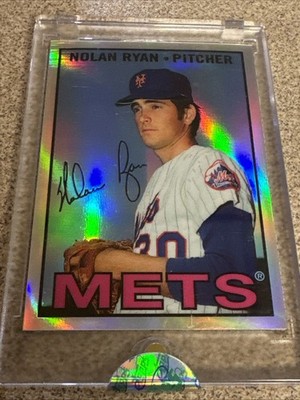 Nolan Ryan 2007 eTopps Cards That Never Were #105/999 New York Mets HOF Topps