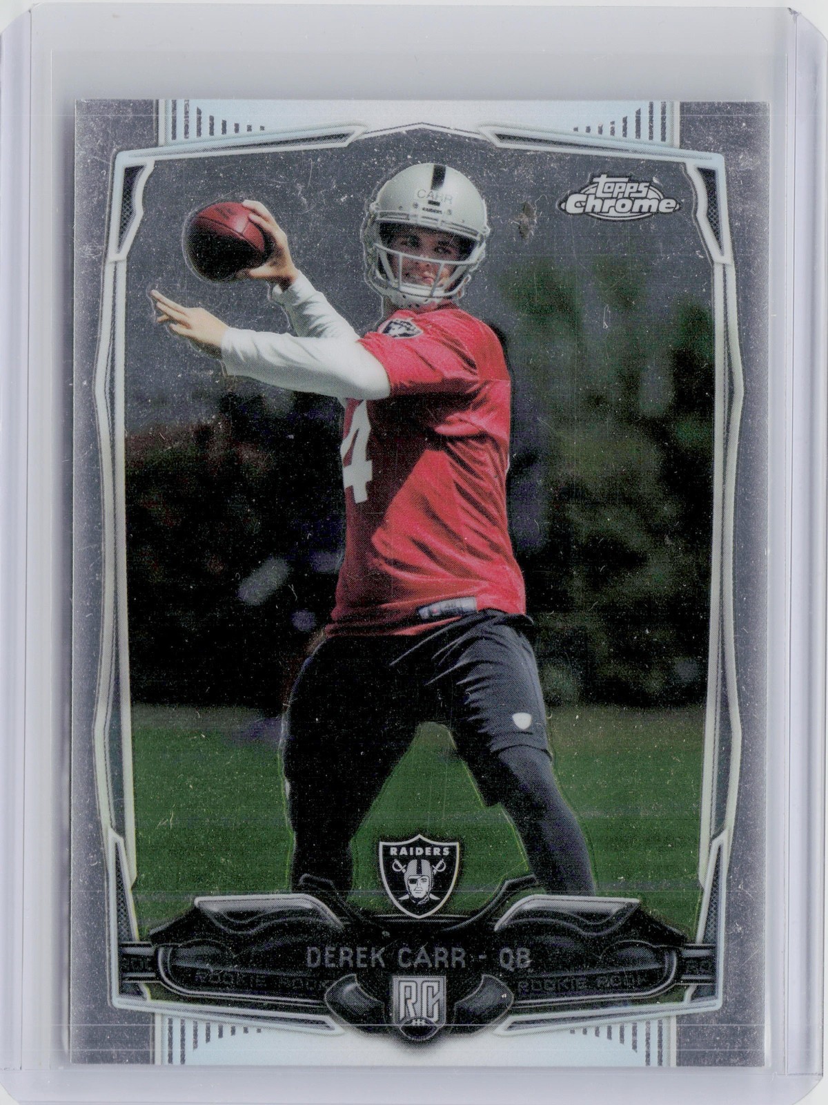 2014 Topps Chrome Derek Carr RC #115 Raiders