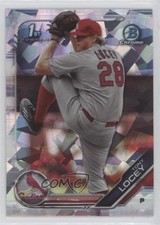 2019 Bowman Chrome Draft Sapphire Tony Locey #BDC-70 fm0
