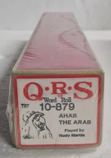 Brand New Sealed QRS PLAYER PIANO WORD ROLL / 10-879 Ahab The Arab Rudy Martin