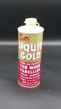 Scott's Liquid Gold Wood Cleaner Pourable Top Non Aerosol 50% full Vintage