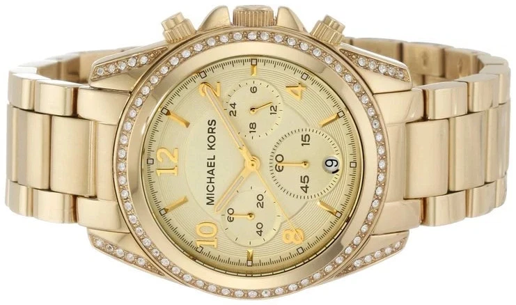 Brand New Multifunction Michael Kors Blair Gold Women Wristwatch MK5166 - Image 3 of 3
