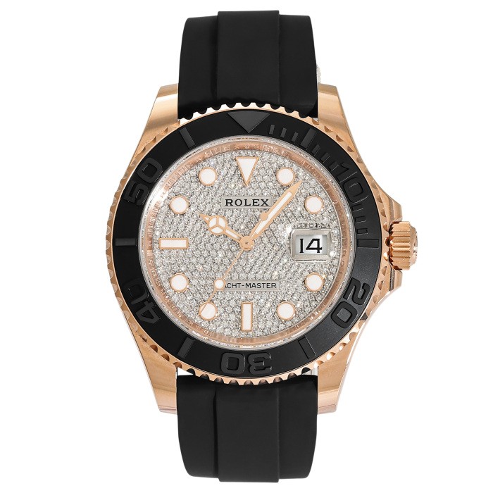 Rolex Yacht-Master 126655 Rose Gold Ceramic 40.0mm Pink Dial Automatic #YKW079