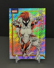 2026 Topps Chrome Marvel SILENCE #155 Marvel Logofractor /61 SP Symbiote Carnage