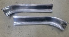 1958 Cadillac Hood Bar Extension End Trim Pair Chrome Trim 1958 Cadillac Hood Bar Extension End Trim Pair Chrome Trim