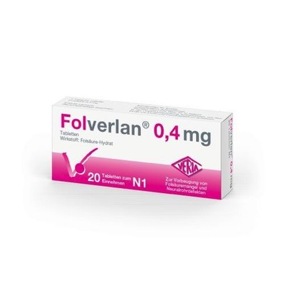 3x FOLVERLAN 0,4 mg Tabletten 20 ST PZN 1032930