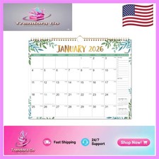 2026 Monthly Wall Calendar: Efficient Planning with Charming Nature Themes