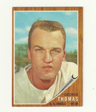1962 Topps George Thomas #525 Baseball Card