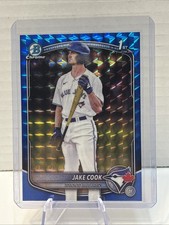 2025 Bowman Chrome Mojo Jake Cook /150 1st Bowman Blue # BCP-97 Blue Jays (17)