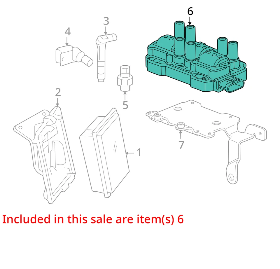 Chevrolet Express 1500 2014 paquete de bobina de encendido VO1KQ Foto 3 de 4