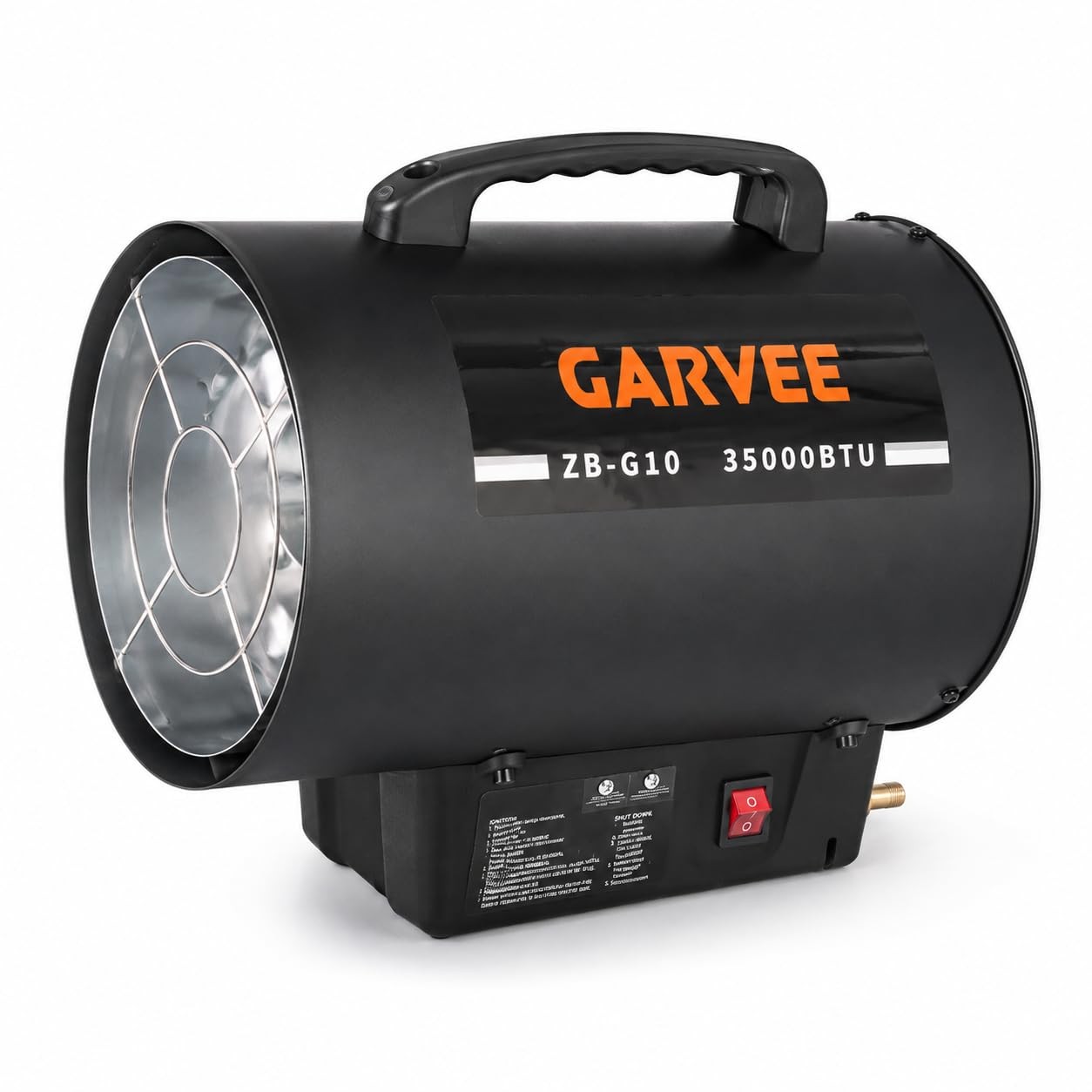 35,000 BTU Propane Forced Air Heater, High-Efficiency Portable Space Heater
