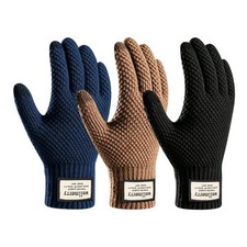 Men Women Winter Touchscreen Gloves - Warm Knit Thermal Gloves for Daily Outdoor