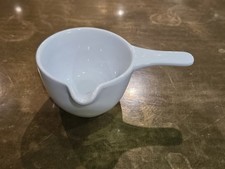 CHURCHILL Art De Cuisine Small White Porcelain Round Ladle 4x8cm