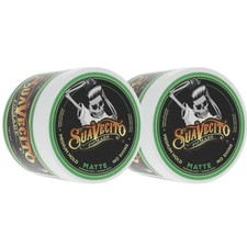 Shine-Free Medium Hold Pomade for Men - 4 oz, Pack of 2 for Effortless Styles