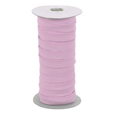 Elastic Bands 1/2 Inch x 20 Yards Stretch Flat Elastic Cord, Pink