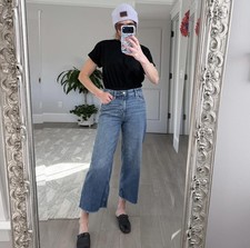 American Eagle High-Rise Baggy Wide Leg Jeans Size 2