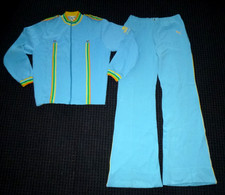 Authentic Vtg 1972 Munich Olympics German Team PUMA Track Suit Jacket Pants Sz M