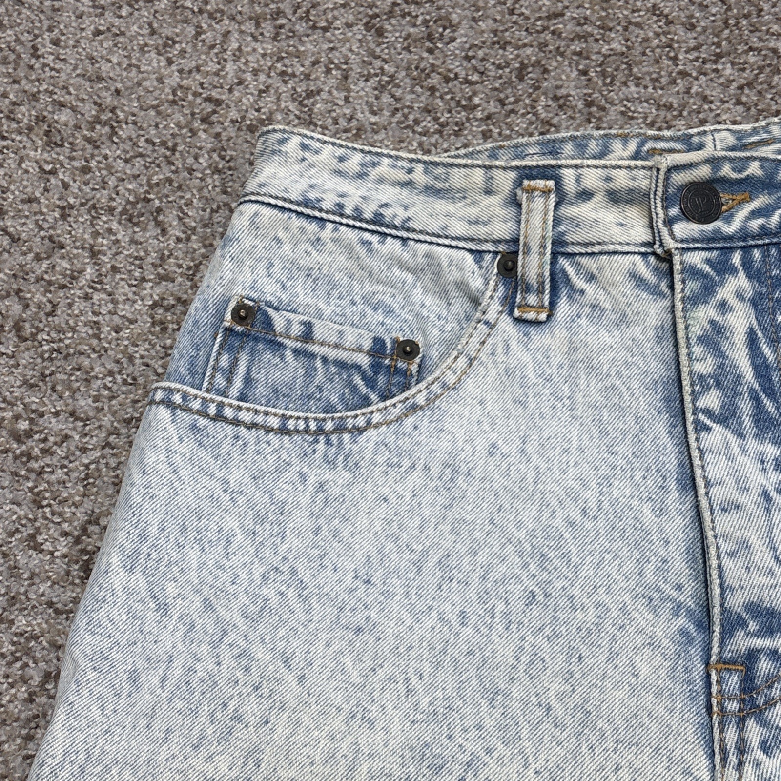 Vintage Pepe Jeans High Waist Button Original Betty Womens 22/13 Fits 28 X 32 - View 3