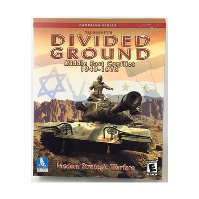 Computer Wargame Divided Ground - Middle East Conflict 1948-1973 VG+/EX