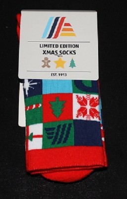 ALDI - XMAS SOCKS - LIMITED EDITION - GRÖSSE 35/38 - WEIHNACHTEN 2024 -ROT - OVP
