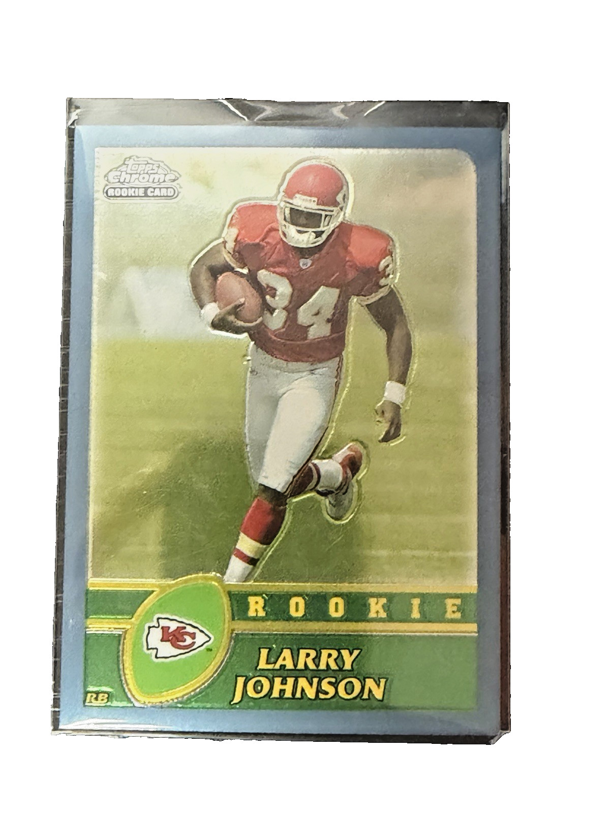 2003 Topps Chrome Rookie Larry Johnson #220 Kansas City Chiefs Football