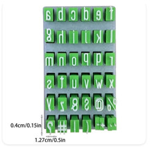 Alphabet Stamps Set Clay Stamps Alphabet for Clay Pottery Polymer Clay Stamp