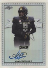 2020 Leaf Metal US Army All-American Bowl 21/50 Jamil Burroughs Auto 0q1p
