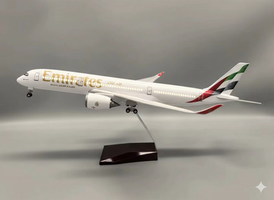 1:140 Led Emirates Airbus A350 900 groß Beleuchtung Massiv OVP