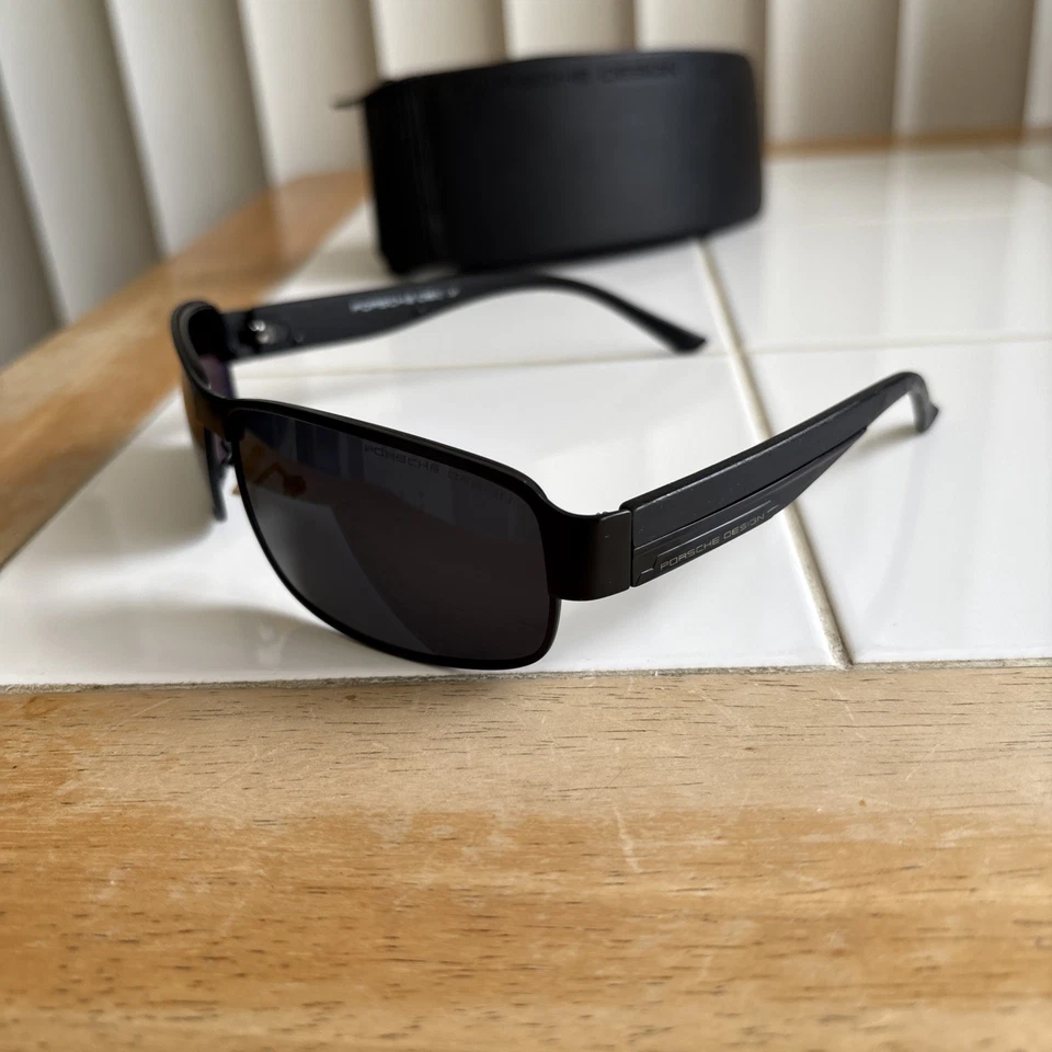 Черные поляризованные солнцезащитные очки Porsche Design P8485 64 14 125 прочтите описание - Изображение 2 из 4