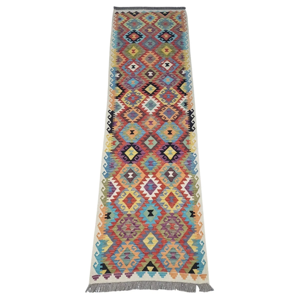 Tapis Couloir Maimana – Tissé Main à Plat - Photo 3/4