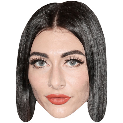 Amy Noonan (Make Up) Celebrity Mask, Flat Card Face, Fancy Dress Mask