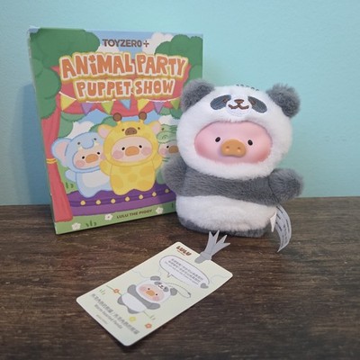 New! LULU the Piggy ''Animal Party Puppet Show'' - Warm Hearted Panda w/Card