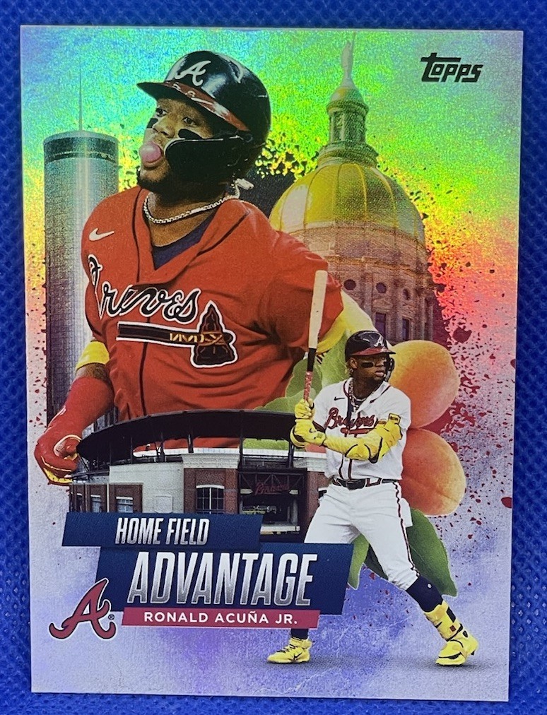 2025 Topps Series 1 Ronald Acuna Jr. #HA-2 Home Field Advantage Atlanta Braves