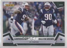 2018 Panini Instant NFL AFC Champions Green 8/10 Lawrence Guy Malcom Brown 8gd