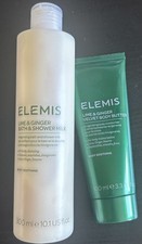 NEW Elemis Bundle Lime & Ginger Bath/Shower Milk,Velvet Body butter and Bag. 