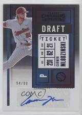 2020 Contenders Pick 2 Draft Ticket Blue 94/99 Carmen Mlodzinski Auto 07qr