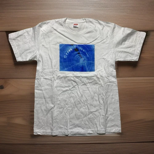SUPREME Tunnel Tee Haut Manches Courtes en Coton Blanc T Shirt SS24 Homme Taille Med
