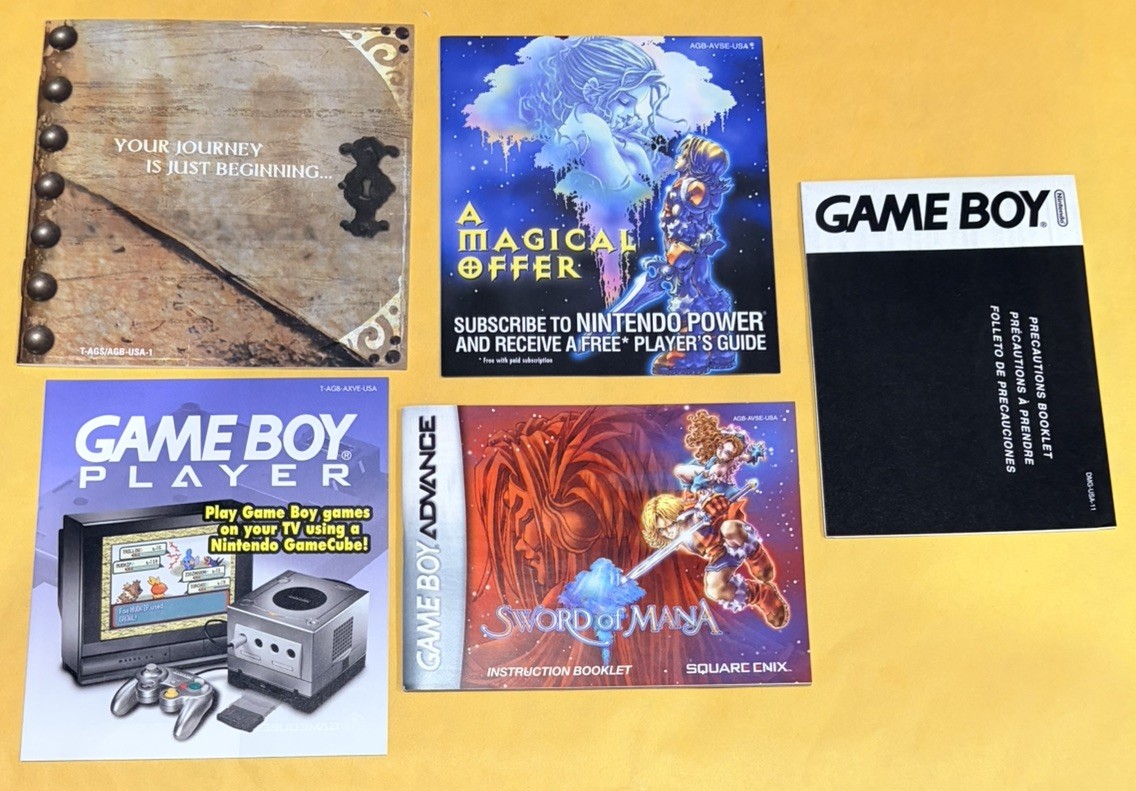 Sword of Mana (Square Enix) - Nintendo Game Boy Advance GBA - CIB