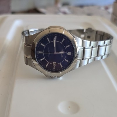Pulsar Men's Blue Dial Quartz Date 100m Stainless Steel Silver Bracelet
