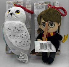 2PC Harry Potter Clip On Wizard Hedwig Harry Potter 5 INCH READ