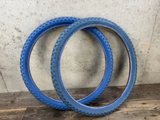 Kenda 20x1.75 Bmx Tire Set Blue Tires