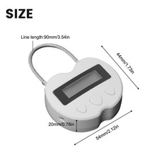 High Quality for Smart Time Lock Padlock 1 PCS With LCD Display 30 Grams Hot