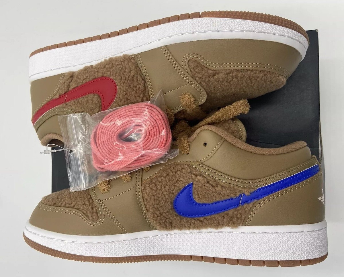 Air Jordan 1 Low Utility Teddy Bear 🧸 Size 7 Multicolor | eBay