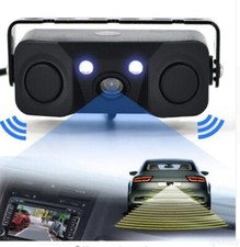 Car stereo reversing Parking Radar Rear View Camera with 2x auto Parking Sensor