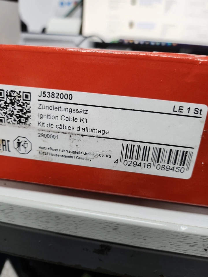 HERTH+BUSS JAKOPARTS J5382000 Ignition Cable Kit 90919-21473 - Image 2 of 4