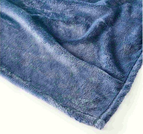 Plush Blanket - Single Bed, Blue AU Free Shipping* - Picture 4 of 5