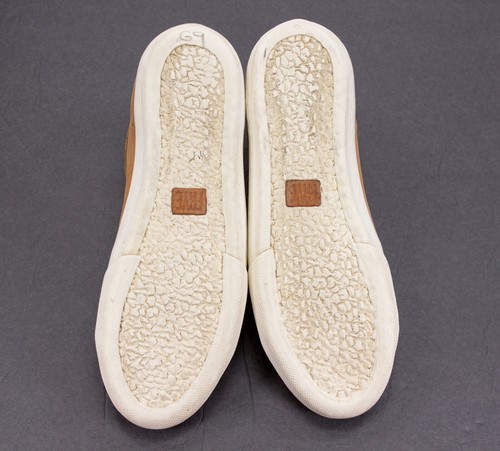Frye Mindy Womens US 7.5 Low Top Brown Tan Leather Sneakers Shoes Lace Up Casual - Picture 11 of 12
