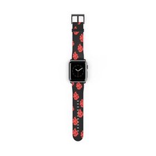 Anime Naruto Red Cloud Apple Watch leather Band Series