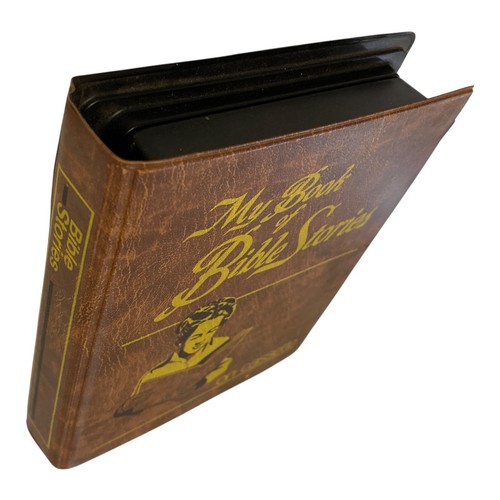 Vintage 1981 My Book Of Bible Stories Cassette Tapes x 4 Watch Tower Bible Case - Picture 5 of 8